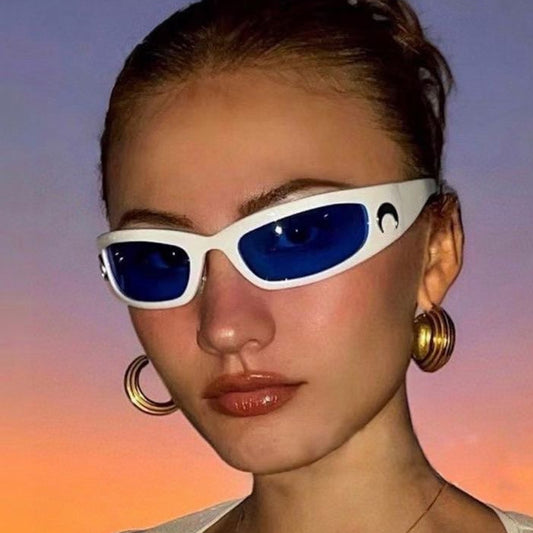 Retro Rectangle Sunglasses – Trendy UV400 Street Style Eyewear