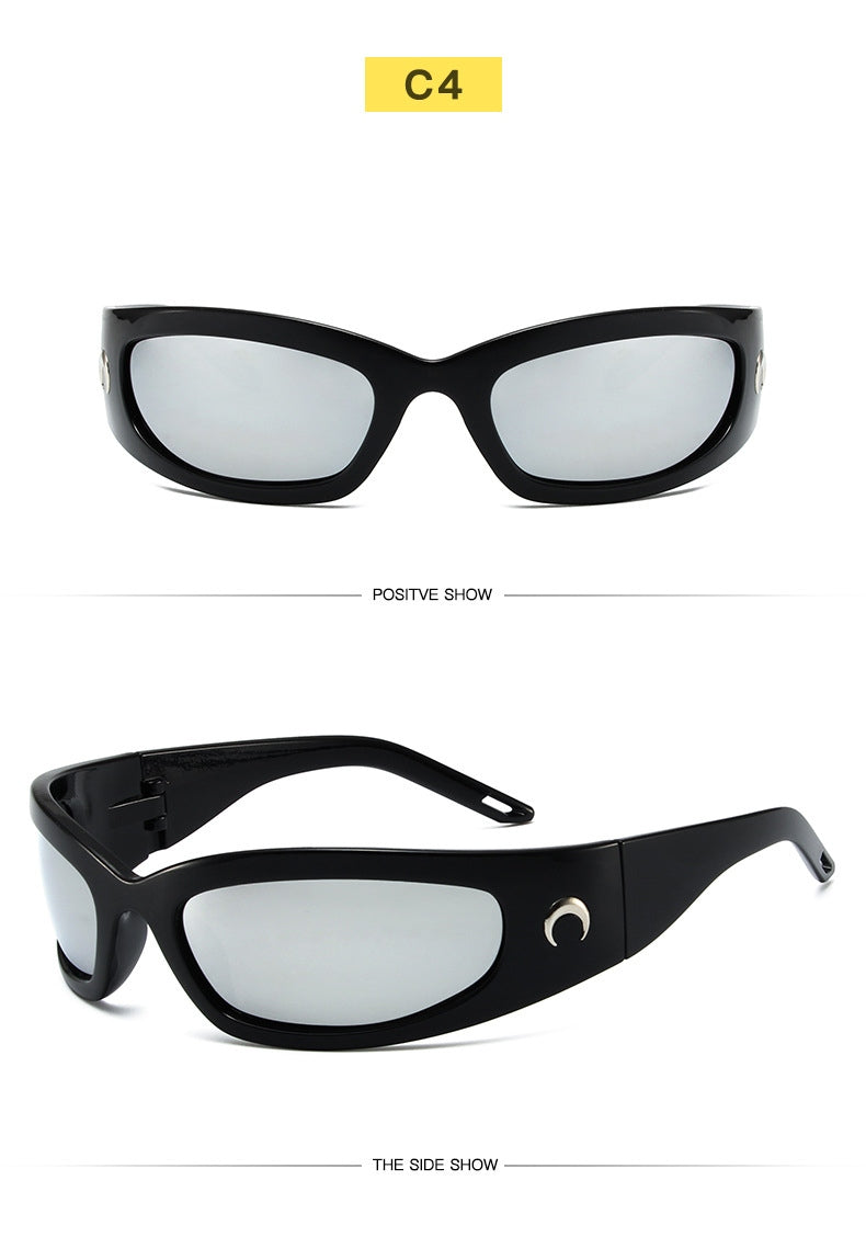 Retro Rectangle Sunglasses – Trendy UV400 Street Style Eyewear