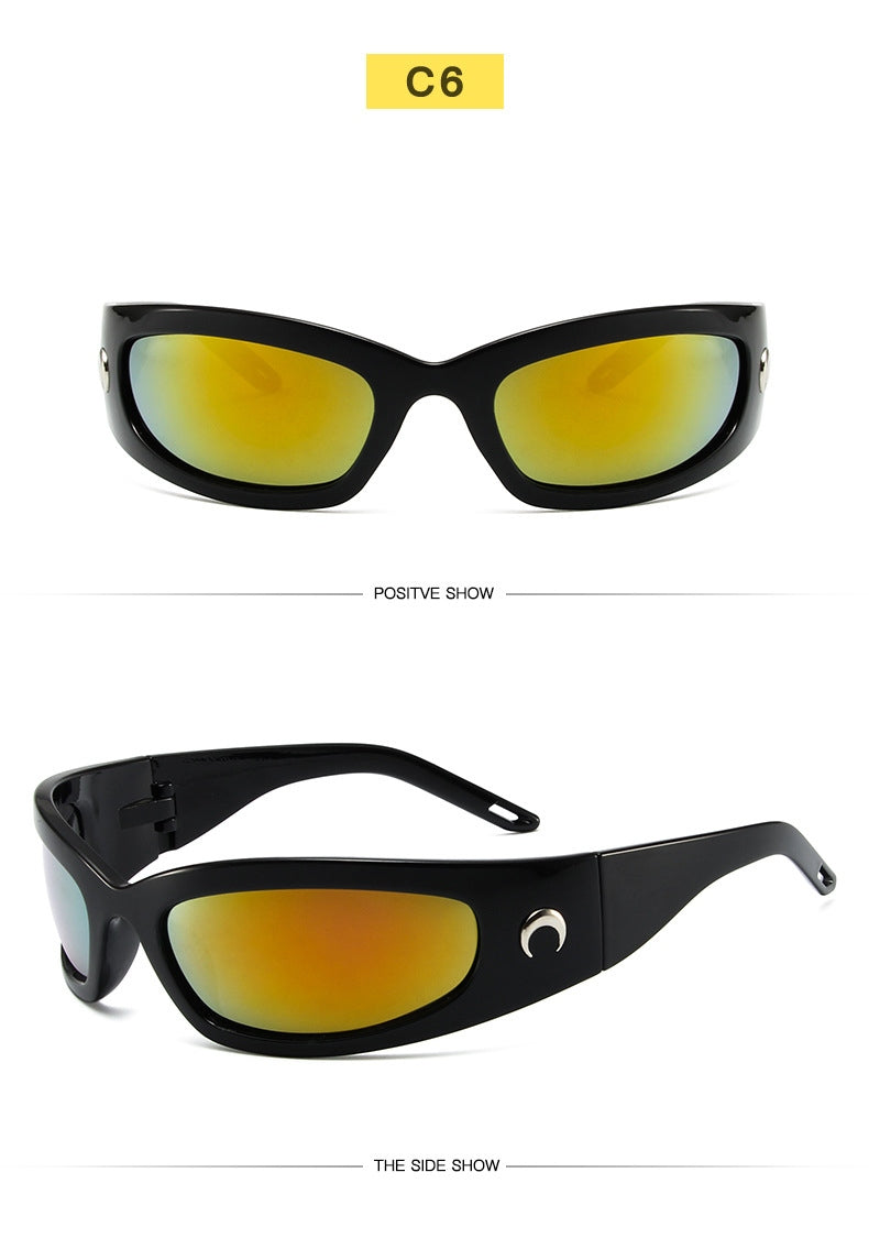 Retro Rectangle Sunglasses – Trendy UV400 Street Style Eyewear