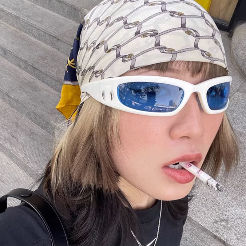 Retro Rectangle Sunglasses – Trendy UV400 Street Style Eyewear