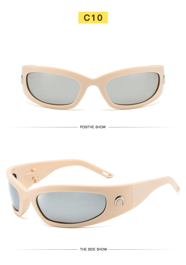 Retro Rectangle Sunglasses – Trendy UV400 Street Style Eyewear