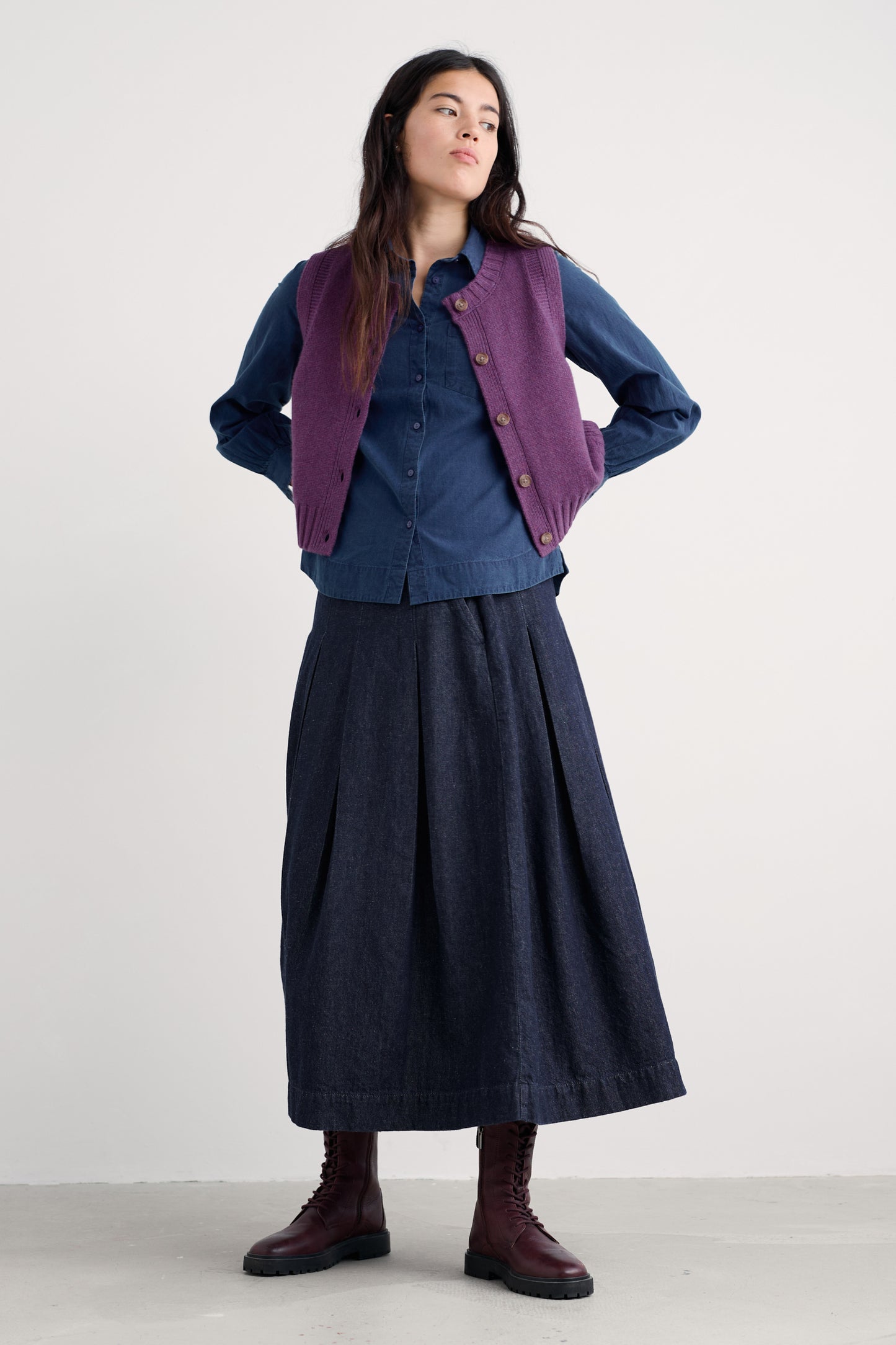 Derwenn Button Down Vest